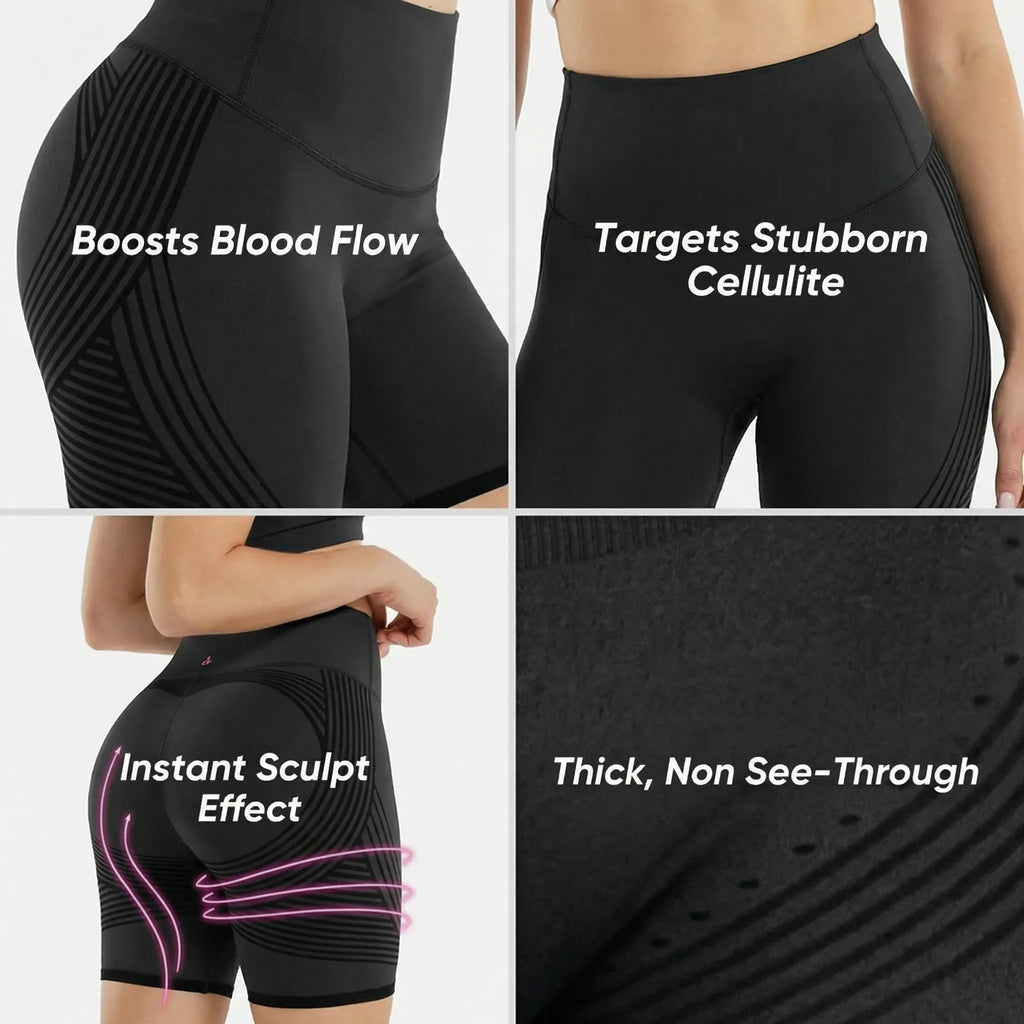 3D Anti-Cellulite Short
