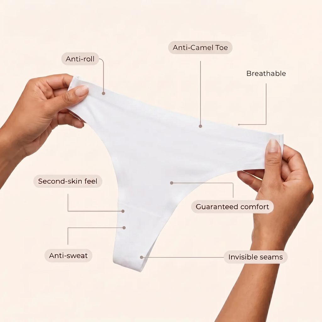 High-Waist Seamless Thong™